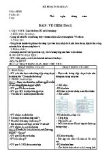 Giáo án môn Tiếng Việt Lớp 2 - Tuần 23 (Bộ sách Kết nối tri thức với cuộc sống)